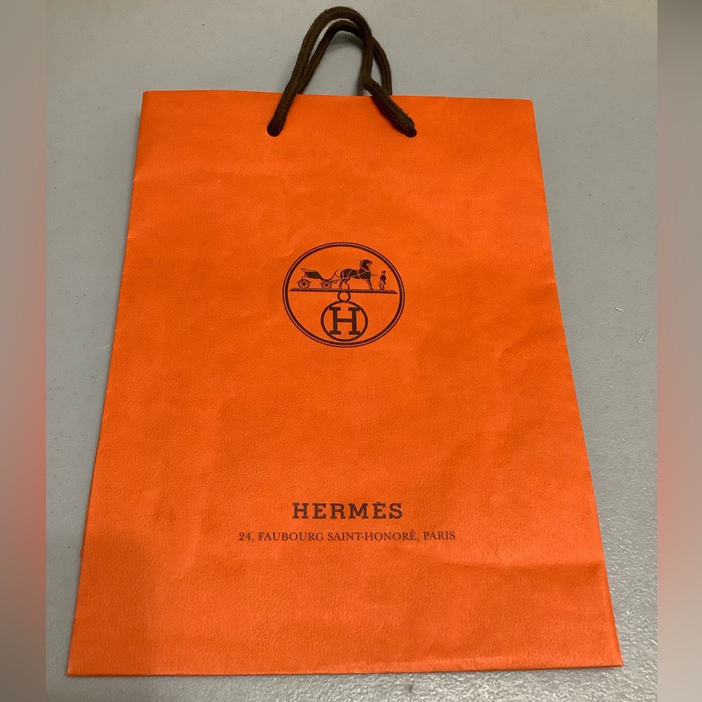 Hermes Paper Shopping Bag 8 X 11 X 3 For Packing